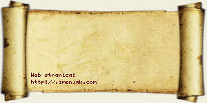 Angelina Vesić vizit kartica